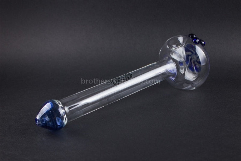 Mathematix Glass Extra Large Blue Flower Hand Pipe.