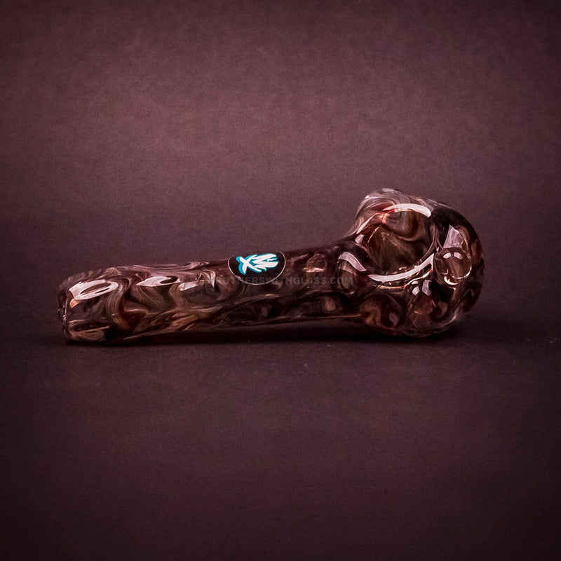 Mathematix Glass Fumed and Marbled Hand Pipe.