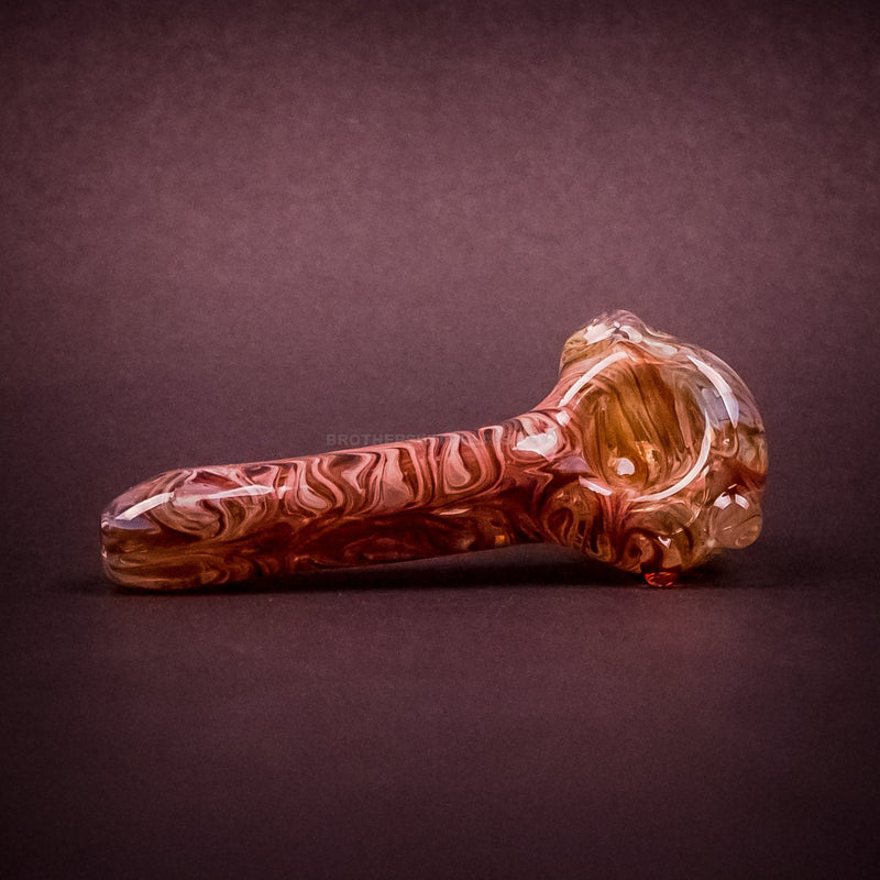 Mathematix Glass Fumed and Marbled Hand Pipe.