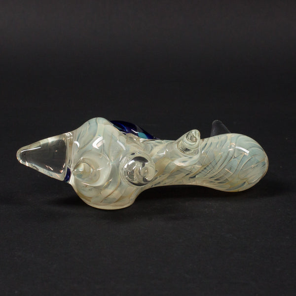 Mathematix Glass Fumed And Spiked Hand Pipe.