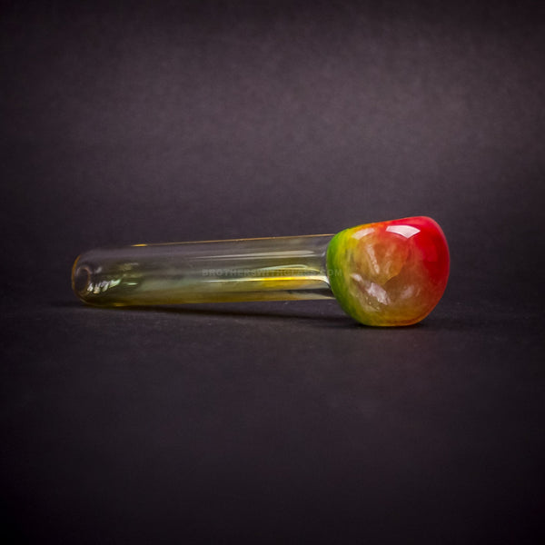 Mathematix Glass Fumed Rasta Hand Pipe.