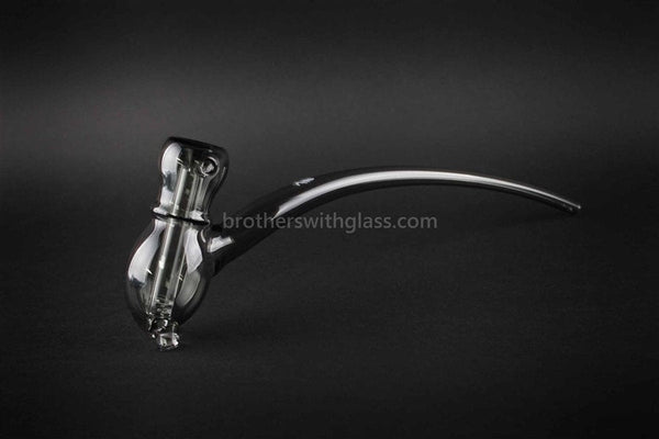 Mathematix Glass Gandalf Diffused Bubbler Water Pipe - Grey.