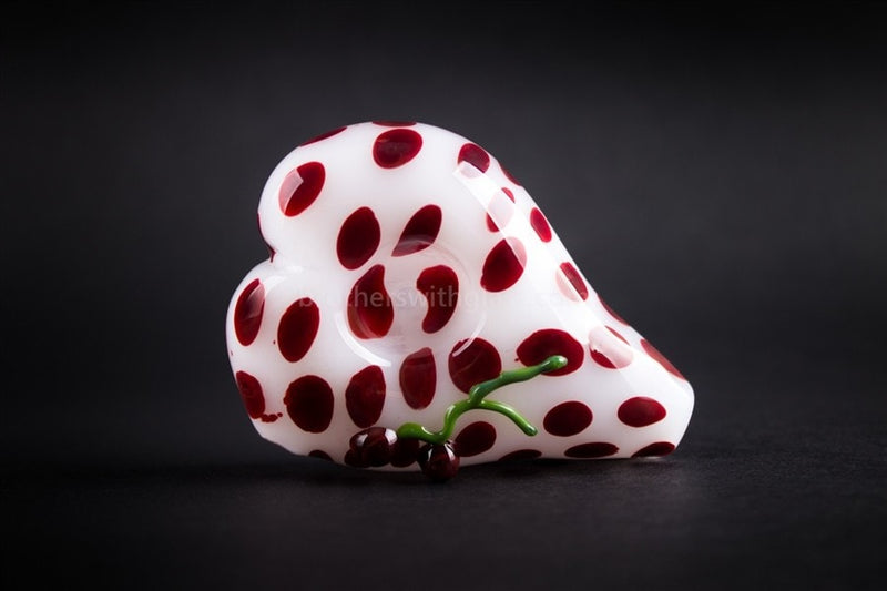 Mathematix Glass Heart Shaped Cherry Hand Pipe.