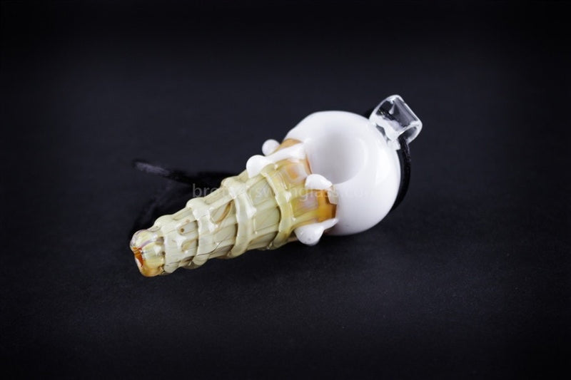 Mathematix Glass Ice Cream Hand Pipe Pendant - Vanilla.