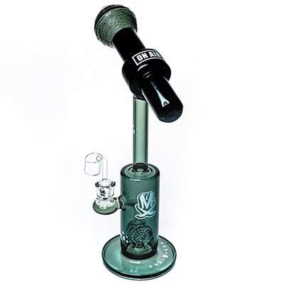 Mathematix Glass Microphone Stand Dab Rig.