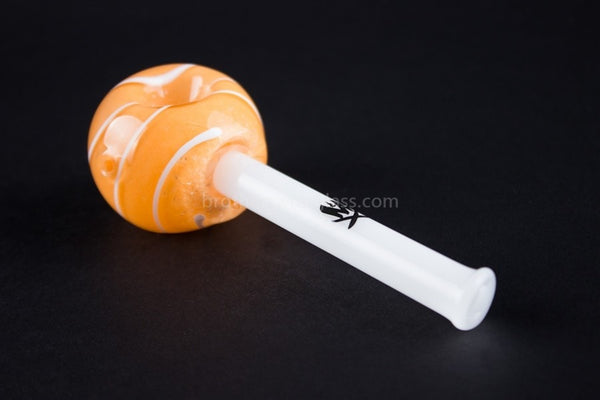 Mathematix Glass Munchies Blow Pops Hand Pipe - Orange Cream.