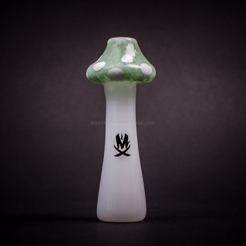 Mathematix Glass Mushroom Chillum Hand Pipe.