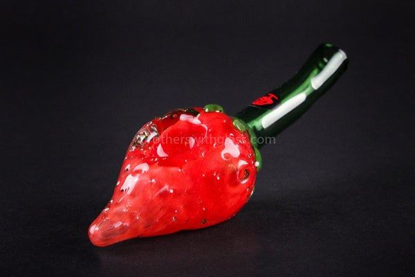 Mathematix Glass Scrumptious Strawberry Hand Pipe.