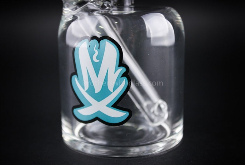 Mathematix Glass Thin Neck Can Style Dab Rig.