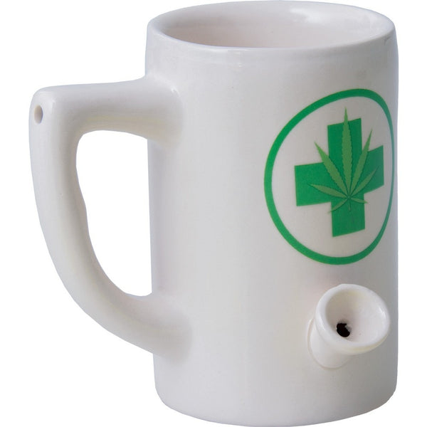 Medical Marijuana Coffee Mug Hand Pipe.