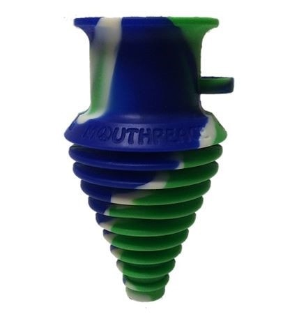 Moose Labs MouthPeace Pipe Protector - Blue Green and White.