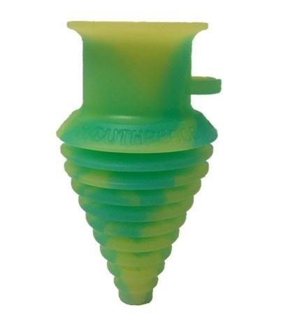 Moose Labs MouthPeace Pipe Protector - Yellow and Green GLOW.