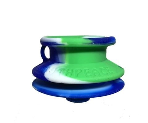 Moose Labs MouthPeace Slim Pipe Protector - Green Blue and White.