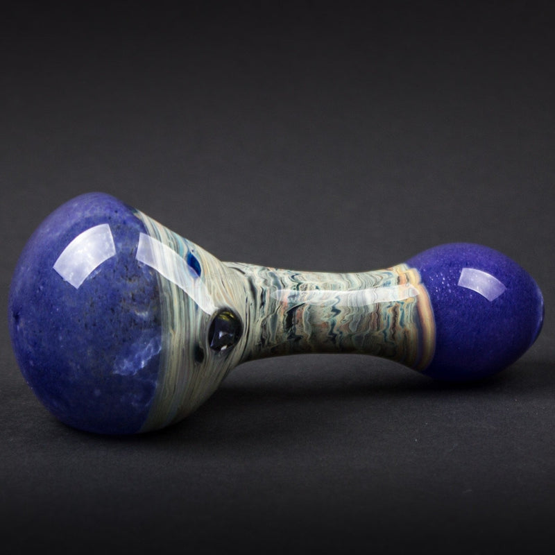 Mountain Jam Glass Color Wrapped Frit Hand Pipe.