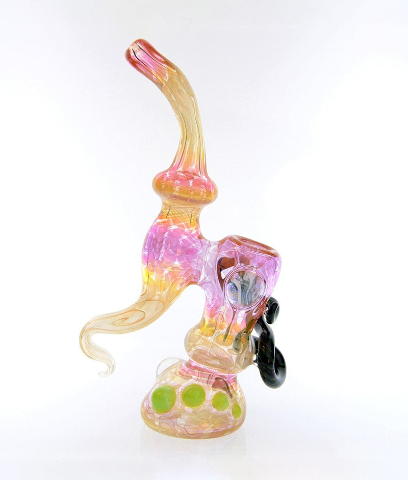 Mountain Jam Glass Fumed Sherlock Bubbler Water Pipe.