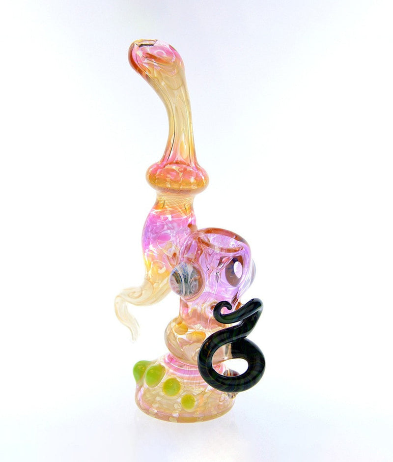 Mountain Jam Glass Fumed Sherlock Bubbler Water Pipe.