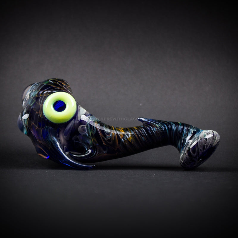Mountain Jam Glass Sherlock Spiked and Fumed Hand Pipe.