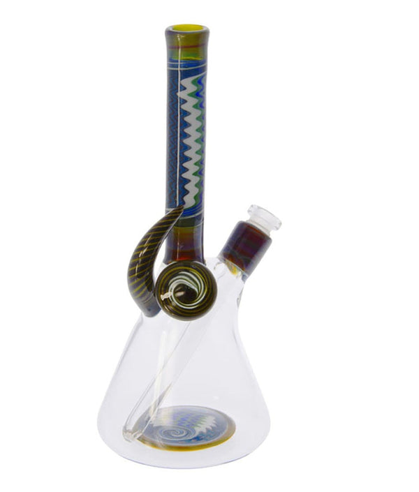 Mountain Jam Glass Wig Wag Mini Tube Water Pipe.