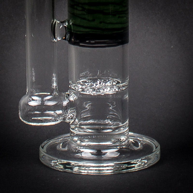Nebula Glass Bent Neck Disc Perc Bong.