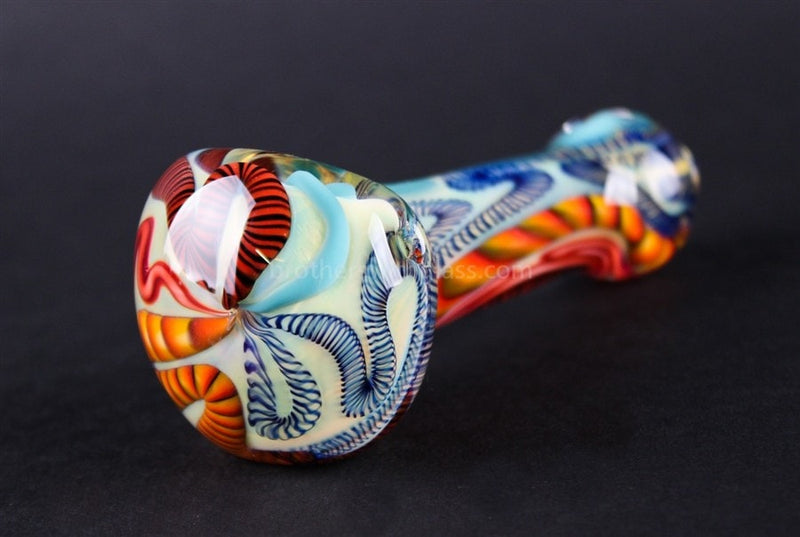 Nebula Glass Cane Blitz Inside Out Hand Pipe.