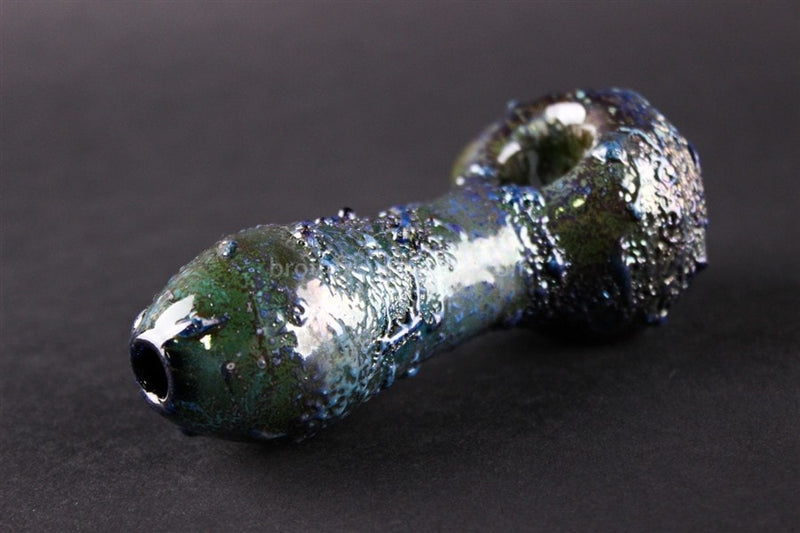 Nebula Glass Relic Hand Pipe - Blue.