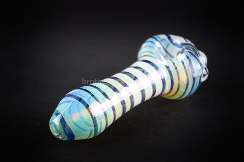 Nebula Glass Surface Hand Pipe - Blue.