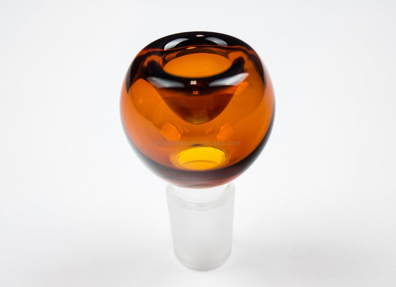 No Label 18mm Bowl Replacement Slide - Amber.