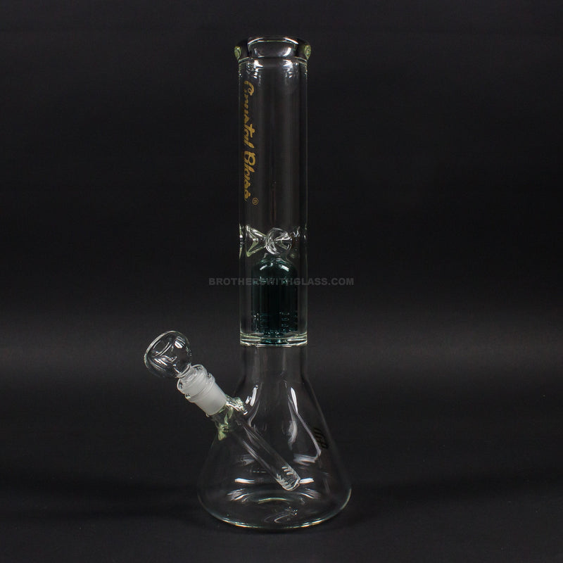 No Label Glass 14 Inch Colored 6 Arm Tree Beaker Bong.