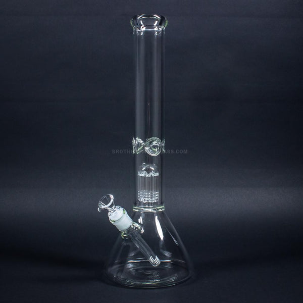 No Label Glass 16 Inch 8 Arm Tree Beaker Bong.