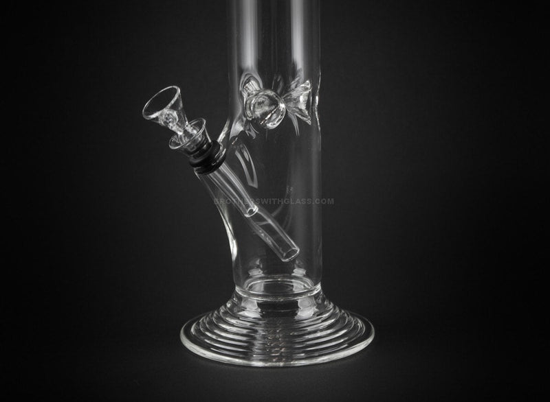 No label Glass 9 In Traveler Straight Water Pipe.