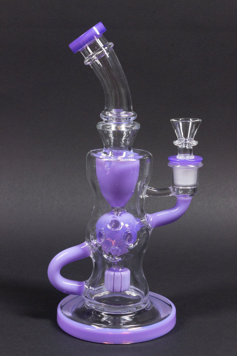 No Label Glass FTK Recycler Dab Rig.