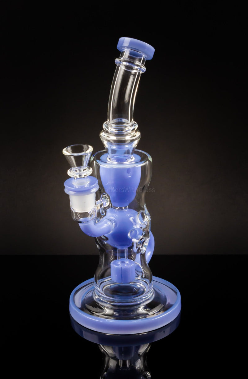 No Label Glass FTK Recycler Dab Rig.