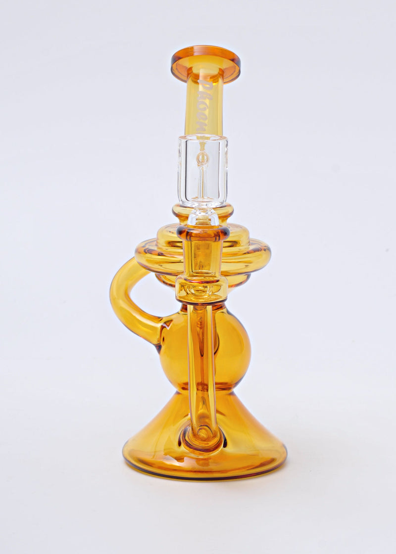 No Label Glass Full Color Klein Recycler Dab Rig No Label Glass
