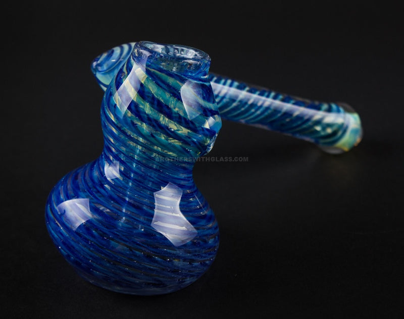 No Label Glass Fumed Sidecar Bubbler Water Pipe.