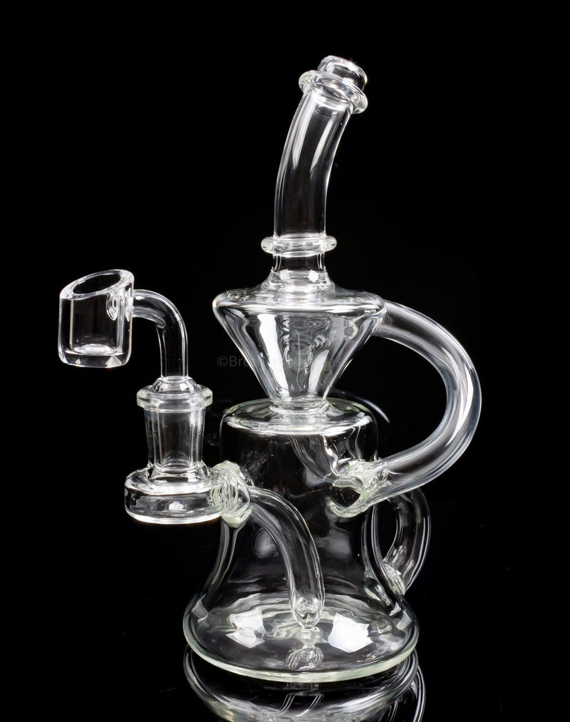 No Label Glass Klein Recycler Dab Rig.