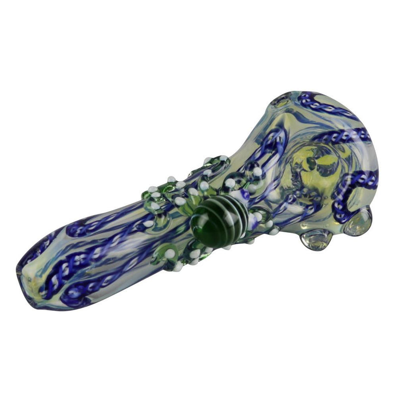 No label Glass Octopus Hand Pipe.