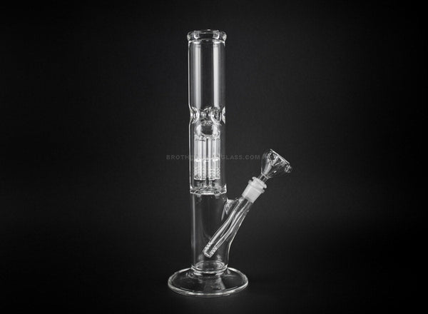 No Label Glass Straight Tree Perc Water Pipe.