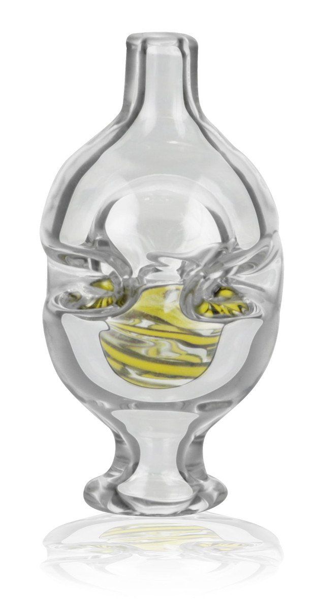 No Label Glass UV Fab Egg Bubble Carb Cap.