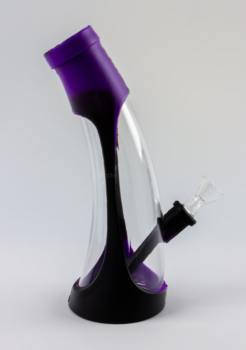 No Label Silicone and Acrylic Cone Bong.