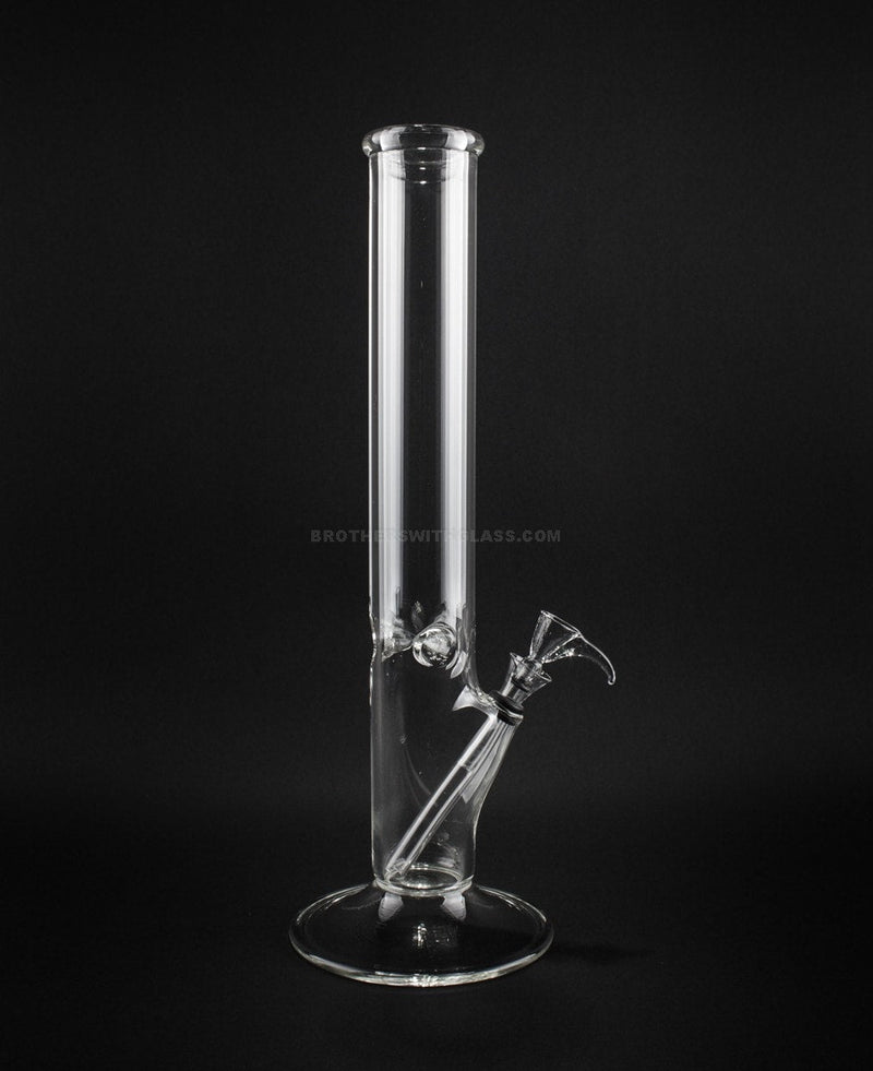 No Label Simple 15 Inch Straight Clear Water Pipe.