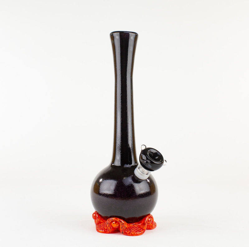 Noble Glass Small Black and Red Dragon Bong Noble Glass