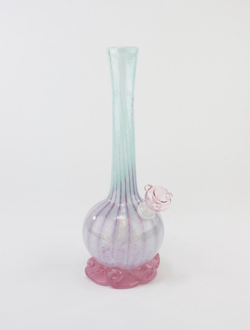 Noble Glass Small Celadon Pink Ombre Bong Noble Glass