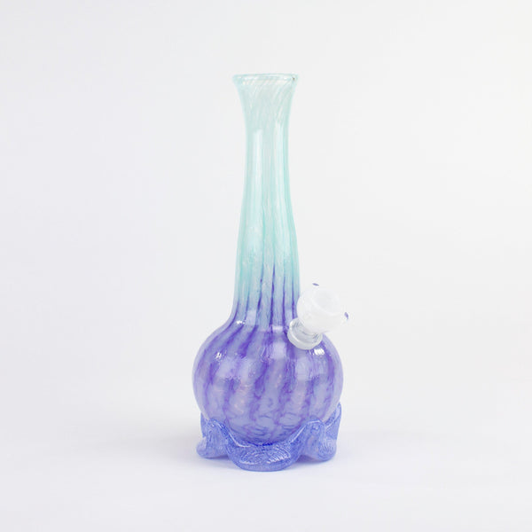 Noble Glass Small Celadon Purple Ombre Bong Noble Glass