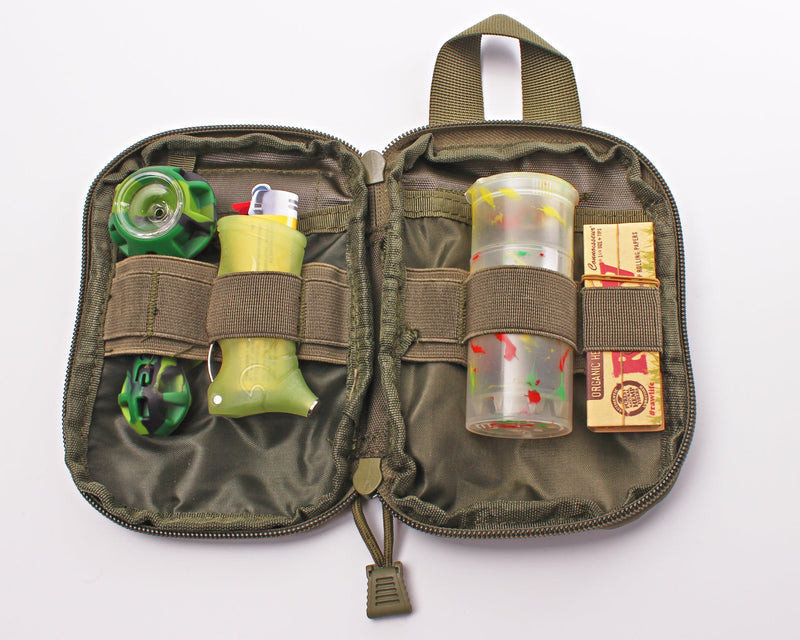 Nug Out Smokers Kit Survival Go Bag Brothers with Glass