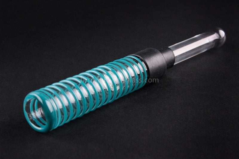 Ohana Glass Wrapped Blunt Hand Pipe - Teal.