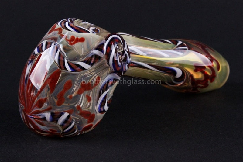 Oracle Glass Color Changing Inside Out Hand Pipe - Red.