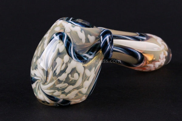 Oracle Glass Color Changing Inside Out Hand Pipe - White.