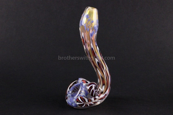 Oracle Glass Color Changing Standing Sherlock Pipe - Lavender.