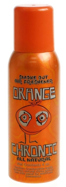 Orange Chronic Smoke Out Air Freshener Spray - 4 oz.
