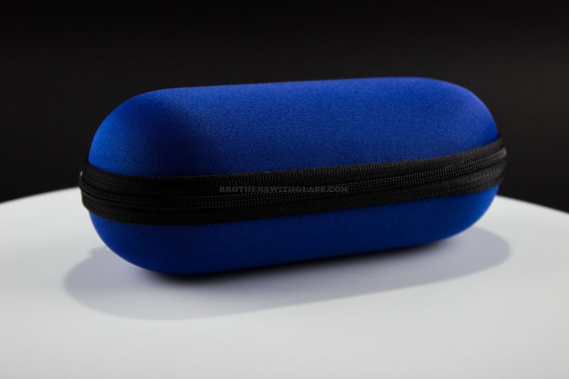 Padded Zippered 6 Inch Pipe Case - Blue.